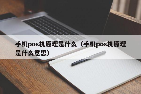 手机pos机原理是什么（手机pos机原理是什么意思）
